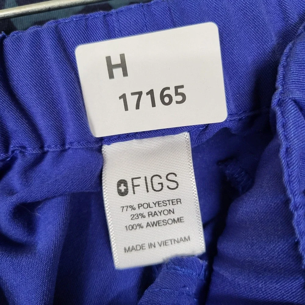 FIGS Women Scrub Pants L Purple Jogger 34